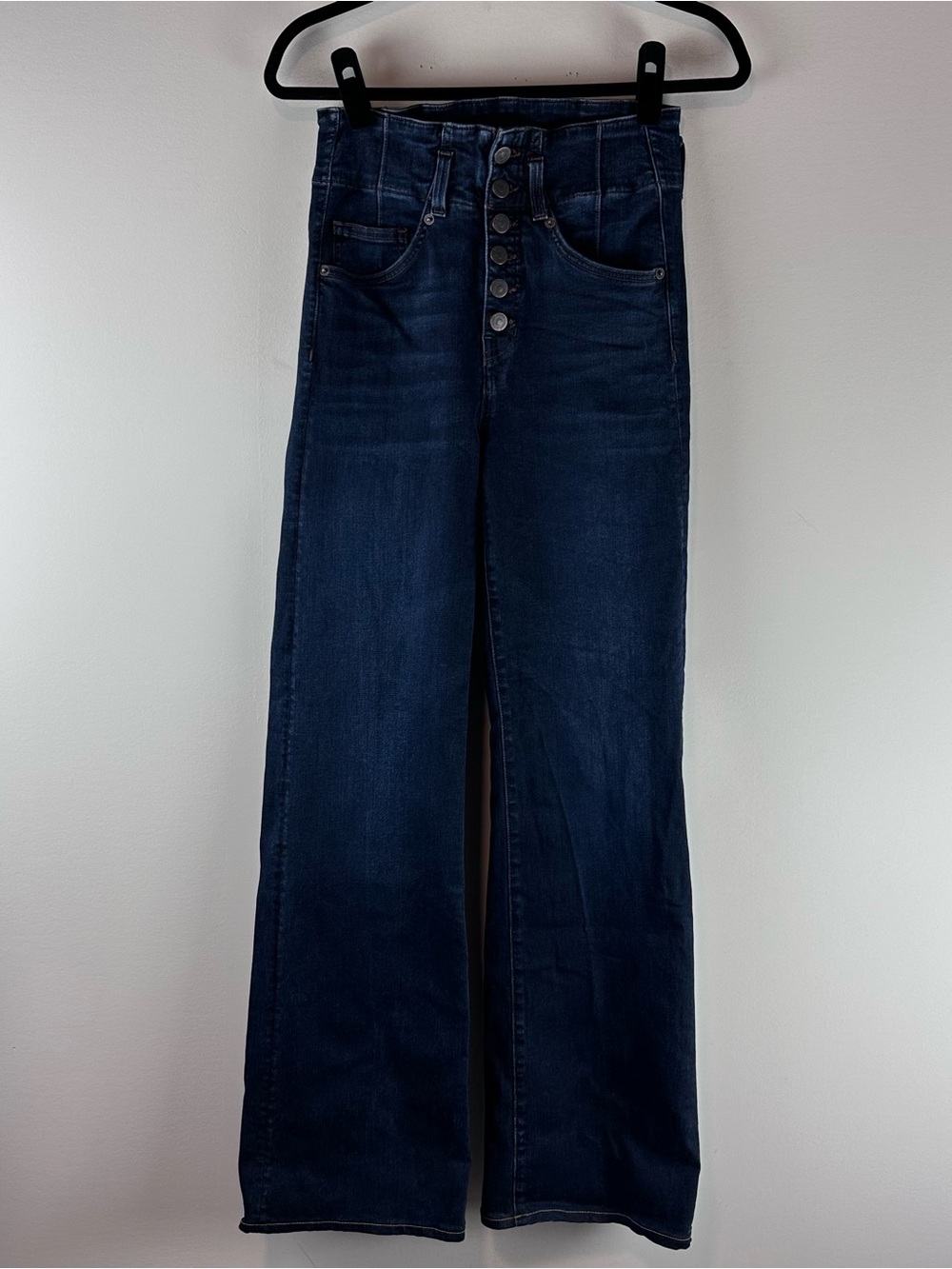 Veronica Beard Jeans Rosanna Corset Wide Leg Extra! High Rise Jeans Size 2 or 26